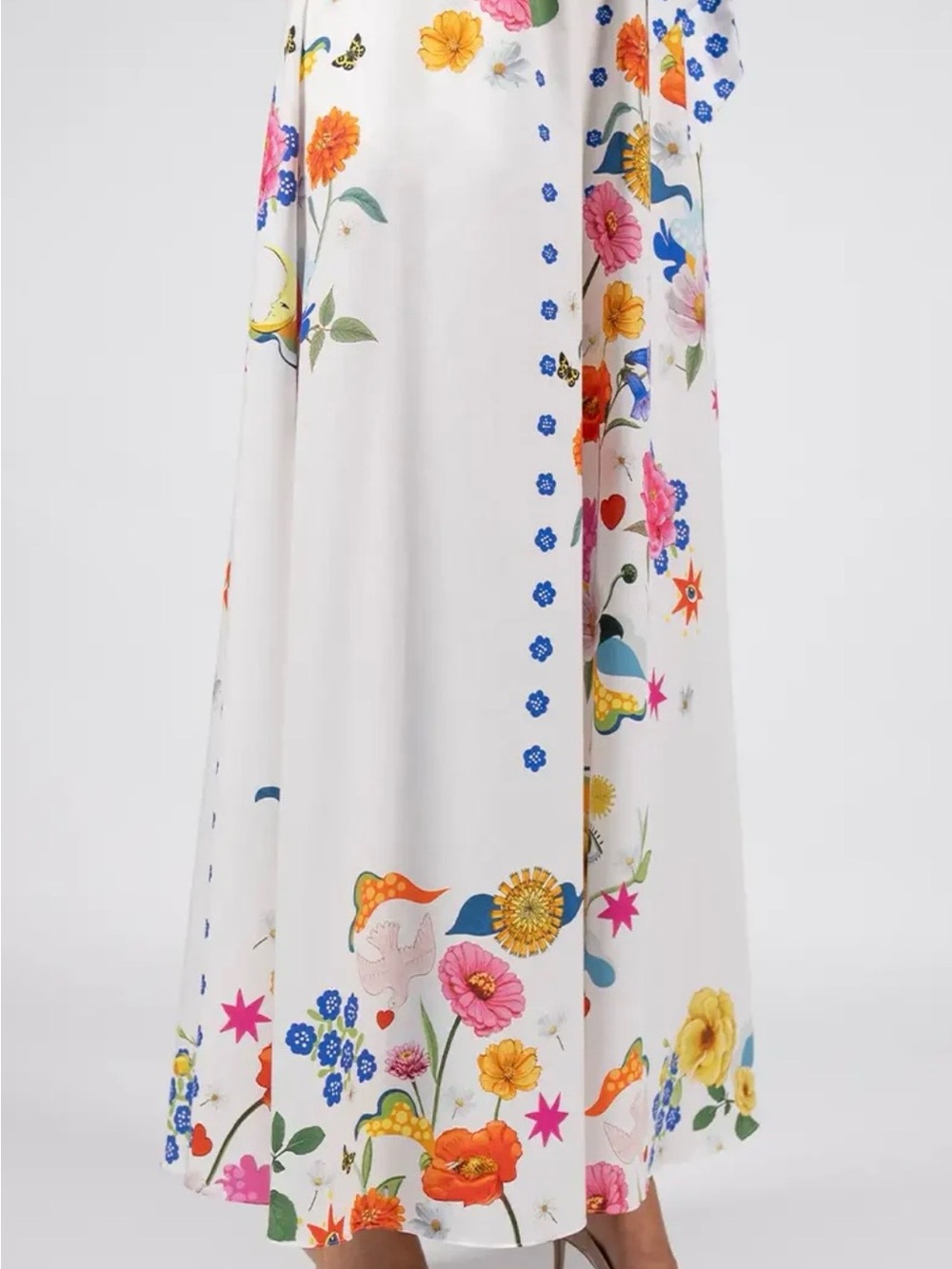 Borgo De Nor Paloma Cotton Maxi Dress EU8 - Picture 3 of 11